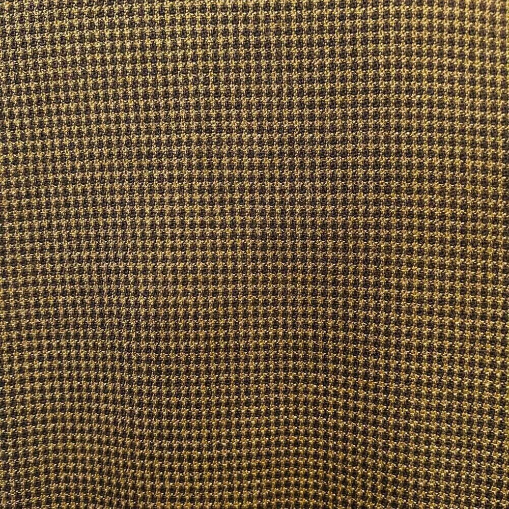 VINTAGE Tweed Jacket L Houndstooth Check 100% Wool Blazer 42 R